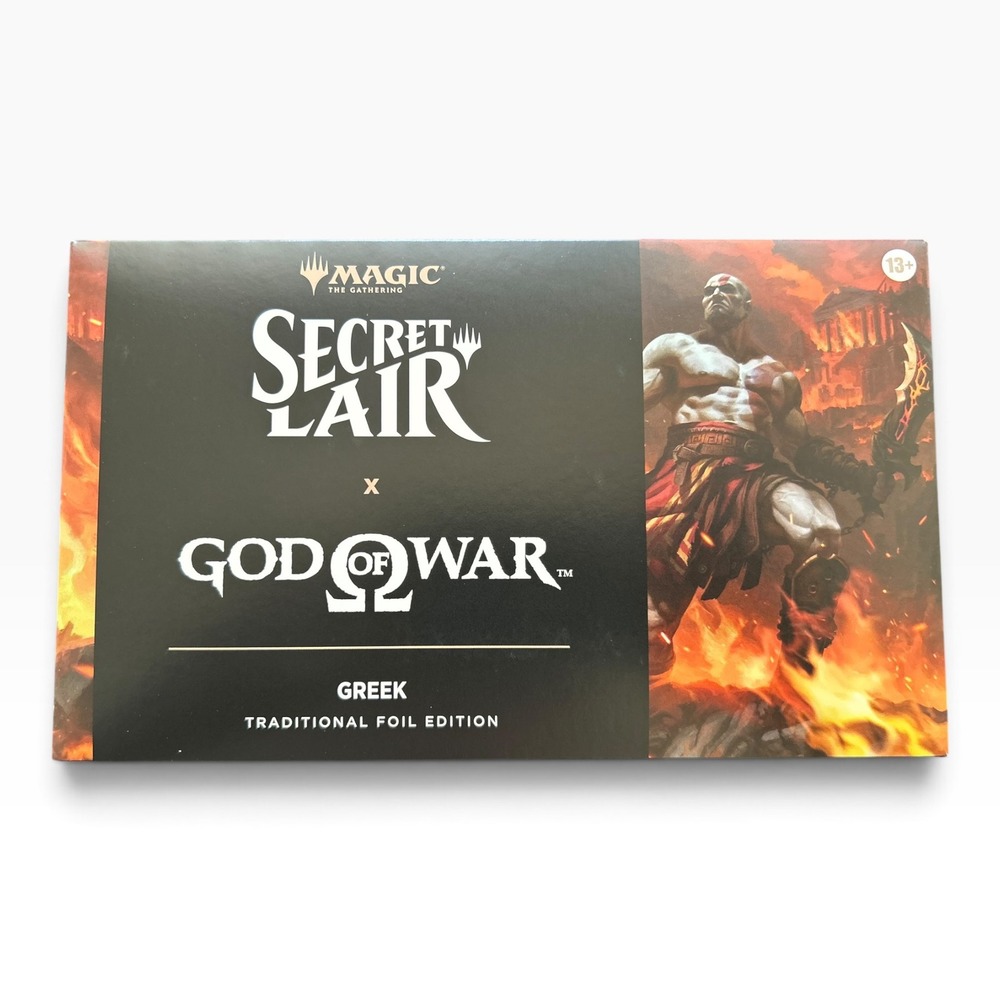 Magic The Gathering Secret Lair x God of War Greek Traditional Foil Edition NEW